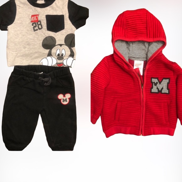 DISNEY BABY Boys 3 Piece Set! SZ 6-9 Months - Picture 2 of 5